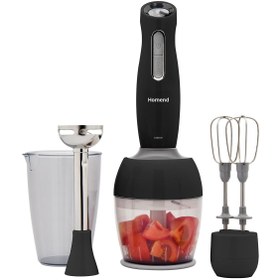 Resim Homend Handmaid 1908H Blender Seti Siyah Gri 