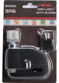 Resim Vexo Sr6 Alarmlı Disk Kilit Siyah N11.487 