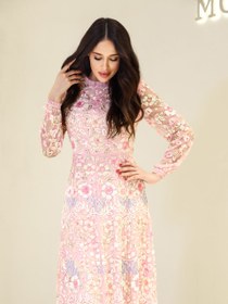 Resim Couture Rengin Tesettür Abiye - Pudra / 36 