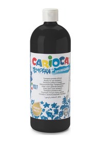 Resim Carioca Tempera Boya - Siyah (süper Yıkanabilir) 1000ml - 1350gr Siyah 