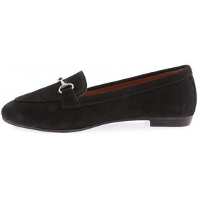 Resim Dgn 102-23y Kadin Metal Aksesuarli Zenne Babet 102-2109-R1680 Siyah Süet 