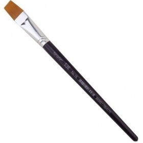 Resim Fanart Academy Seri 536C Sentetik Kıl Yassı Fırça (Renkli Sap) No:16 