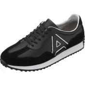 Resim Costo Shoes GG18 Siyah Deri & Siyah Süet Erkek Deri Spor Ayakkabı Özel Seri.. Termo Taban ve Rahat Geniş Kalıp 