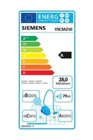Resim Siemens Vsc3a210 Iq300 Toz Torbalı Süpürge Kırmızı Siemens VSC3A210 iQ300 