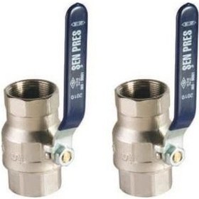 Resim Şenpres 2600 1/2 Küresel Vana Pn 25 Dn 15 (Mavi) 