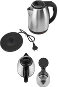 Resim ZERO LAND HN-SHOP Elektrikli Paslanmaz Çelik Su Isıtcı Çelik Kettle 1.8 Lt. Uzun Ömürlü 