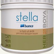 Resim Bianca Kırık Beyaz 500 Ml. Stella Su Bazlı Saf Akrilik Boya (611G_1087_0.50) 