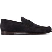 Resim Deery Hakiki Süet Lacivert Loafer Erkek Loafer 01538MLCVC01 