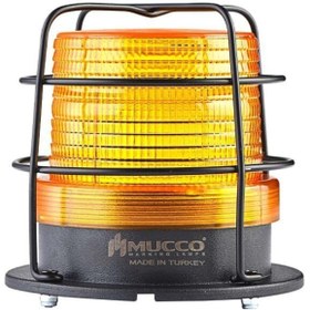 Resim MUCCO 90 Serisi 5 Mod Buzzer-kafesli Power Led Tepe Lambası-12-24v Ac - Dc - Sarı 