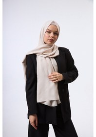 Resim Mirsoy Scarf Mir Modern Desen Şal Ekru 