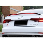 Resim NamTuning Audi A4 B9 17+ Bagaj Üstü Işıklı Led Spoiler Piano Black Boyalı 