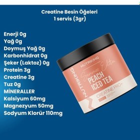 Resim Creatine 300g 100 Servis Summer Edition Şeftali Iced Tea Aromalı Karışık 