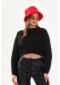 Resim Elif İç Giyim Peluş Kova Şapka Peluş Şapka Siyah 