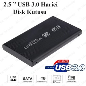 Resim BK Teknoloji 2.5 Sata USB 3.0 Alüminyum Harici Notebook HDD Kutusu 