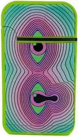 Resim Zengaz Cool Tasarım Jet Alev Çakmak - Trippy Melting Eye 