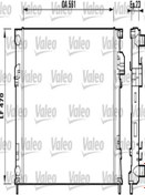 Resim Valeo 732853 Radyator Klimali Mekanik Su ( Renault : Traffic 1.9dci / Opel : Vıvaro 1.9dci ) (WT769489) 