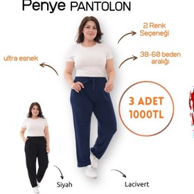 Resim Ultra Esnek Penye Pantolon - Gün Boyu Maksimum Rahatlık - 52 / Lacivert 