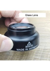 Resim 20x Syh Büyüteç 30x30 Optik Cam Lens Alüminyum Kasa Alman Teknolojisi 