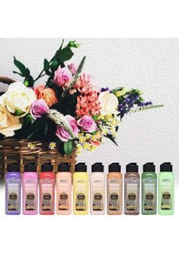 Resim Artdeco Multi Surface Akrilik Boya 140 Ml X 10 Renk Set Çiçek Dem 