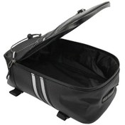 Resim Primepickings 8l Kapasiteli Motosiklet Arka Deri Raflı Taşıma Çantası, Su Geçirmez, Yağmur Kapaklı, Motosiklet İçin Siyah 