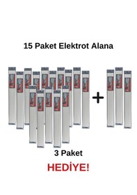 Resim P Pp Beyaz Geniş Plastik Kaynak Elektrot 15 Paket Alana 3 Paket 