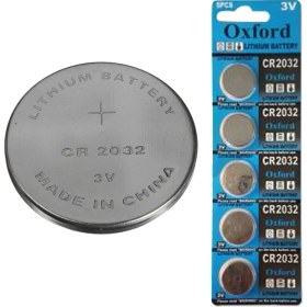 Resim Oxford CR2032 Bmw Oto Kumanda Pili CR2032 3V Lityum Para Pil 5'li Blister 