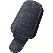 Resim Topnotch Siyah 1 Adet Pvc Güneşlik Gözlük Tutucu, Araç İçi Gözlük Askısı Ve Saklama Organizer 