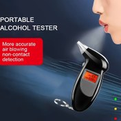 Resim Taşınabilir Nefes Analizörü Test Cihazı Dijital Ekran ile - Kan İçin Doğru Alkol Testi, Taşınabilir Araba Güvenlik Cihazı, Anahtarlık Dahil (Pil Dahil Değil), Nefes Analizörü Test Cihazı Taşınabilir, Sürücüye Etkisi, Şık Tasarım, Dijital Okunabilirlik 