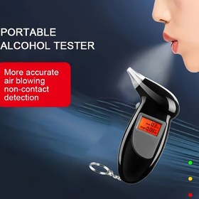 Resim Taşınabilir Nefes Analizörü Test Cihazı Dijital Ekran ile - Kan İçin Doğru Alkol Testi, Taşınabilir Araba Güvenlik Cihazı, Anahtarlık Dahil (Pil Dahil Değil), Nefes Analizörü Test Cihazı Taşınabilir, Sürücüye Etkisi, Şık Tasarım, Dijital Okunabilirlik 