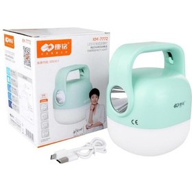 Resim Police Km-7772 Şarjlı Kamp Feneri Turkuaz 