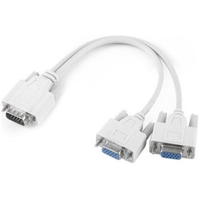 Resim Vga To 2 Vga Çoğaltici Çoklayici Y Kablo 