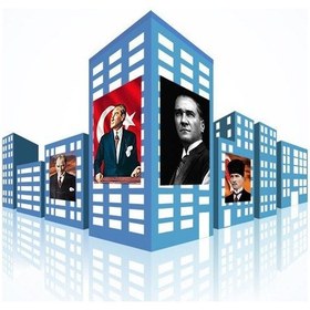 Resim Atatürk Posteri - 5-300*450 cm 