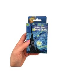 Resim İskambil Kağıdı Starry Night Poker Oyun Kartı 54 Adet İskambil Destesi 