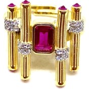 Resim Saras Jewels Fence Yüzük 