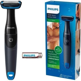Resim Philips 1000 Series BG1024/15 Tahriş Karşıtı ve Lazer Öncesi Kullanım Vücut Tıraş Makinesi 