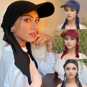 Resim 1 adet Kadın Vintage Stil Beyzbol Şapkası - Hafif, Nefes Alabilen Polyester, Düz Renk, Açık Hava Aktiviteleri İçin İdeal, Ayarlanabilir 