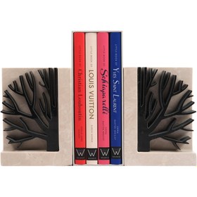 Resim Mermer Kitap Tutucu I 