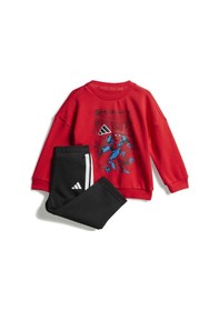 Resim Adidas I Mrvl Sm Jog Çocuk Kırmızı Eşofman Altı Jv7371 Siyah 