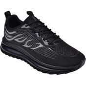 Resim GAMELU Memory Foam Erkek Spor Ayakkabı Sneaker EK-APPLE SİYAH 