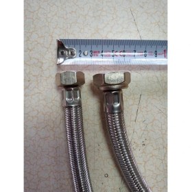 Resim Drl Hirdavat 8 mt 3/4x1/2 Kalın Çelik Örgülü Bağlantı Hortumu Rekorlu 1 Ad 