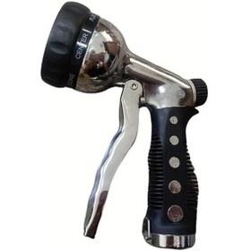 Resim Fochsia 7 Modlu Ayarlanabilir Ağır Bahçe Hortumu Başlığı, Ergonomik Saplı, Çim Ve Araç Yıkama 