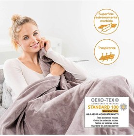 Resim Beurer HD 75 Cihaz Sıcaklık Kontrollü Rahat Elektrikli Battaniye Elektronik, 6 Seviye Sıcaklık Diğer 