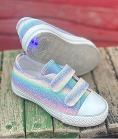 Resim Surpie Shoes Renkli Çocuk Convers, Kız Çocuk Günlük Ayakkabı 