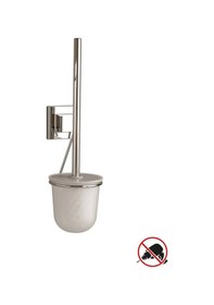 Resim Teknotel Yapışkanlı Paslanmaz Tuvalet Fırçası Krom Ef095 