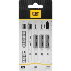 Resim Cat DA06003 5 Parça Profesyonel Ahşap Çapaksız Temiz Kesim Dekupaj Testere Bıçağı, Ucu 