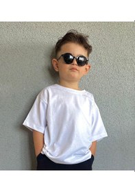 Resim Yeni-unisex 12-36 Ay Polarize Ve Uv Korumalı Siyah Çocuk Güneş Gözlüğü Siyah 