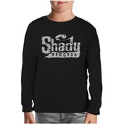 Resim Eminem - Shady Records Siyah Çocuk Sweatshirt Siyah 