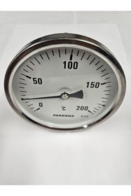 Resim Pakkens ÇAP 100 ARKADAN 0/+200 DERECE 15 CM TERMOMETRE - PAKKENS 