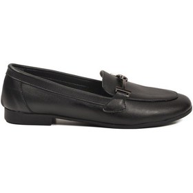 Resim Siyah Cilt Hafif Esnek Kadın Casual Ayakkabı 572433 Z Siyah Cilt 