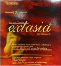 Resim Extasia Kondom Prezervatif 100 adet 1 Kutu 